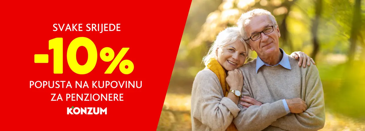 Popust za penzionere u Konzumu