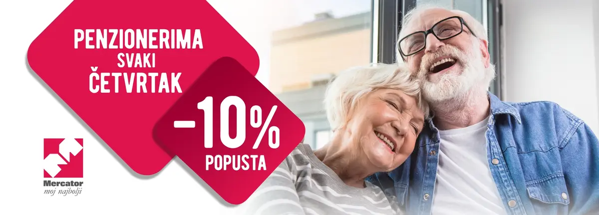 Popust za penzionere u Mercatoru